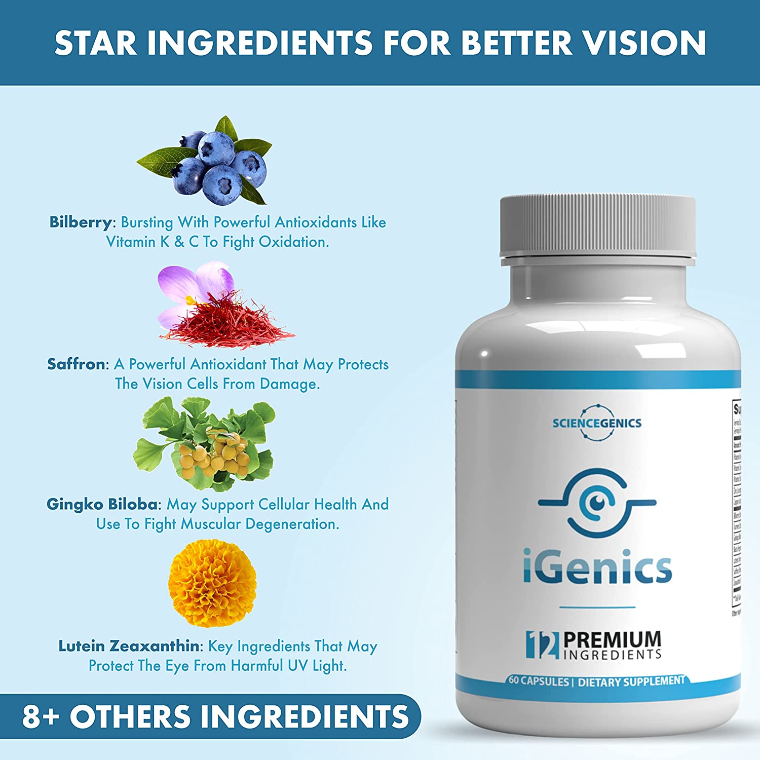 Igenics4 iGenics Vision Support Supplement – Eye Health & Visual Wellness - Image 6